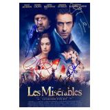 Les Miserables cast facsimile signed  movie photo