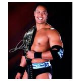 Dwayne Johnson The Rock facsimile signed photo