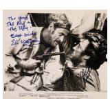 Clint Eastwood and Eli Wallach facsimile signed...