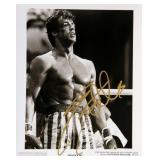 Sylvester Stallone signed movie still photo