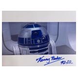 Star Wars Kenny Baker R2-D2 facsimile signed ...