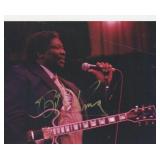 BB King facsimile signed photo