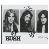 Rush facsimile signed photo