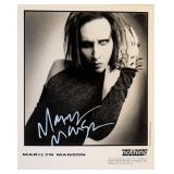 Marilyn Manson facsimile signed promo photo