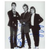 The Police facsimile signed photo