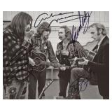 Crosby, Stills, Nash & Young facsimile signed...