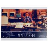 Wall Street Michael Douglas facsimile signed...