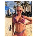 Swimsuit Model Lily Fursova Signed Photo