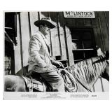 John Wayne signed portrait photo