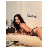 Fashion Model Karen Bassily Signed Photo
