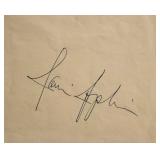 Janis Joplin signature slip