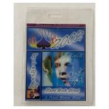 Beck 2002 Hard Rock Vegas Backstage Pass