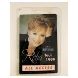 Reba 1999 All Access Tour Backstage Pass