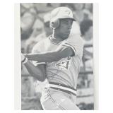 Willie Upshaw signed photo post card