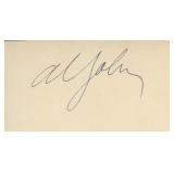 Al Jolson original signature
