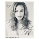 Christina Chambers signed photo
