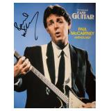 Paul McCartney signed music book