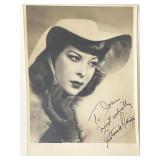 The Babe Ruth Story  Gertrude Niesen signed photo