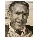The Guns of Navarone Anthony Quinn signed photo