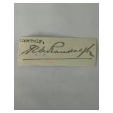 RS Randolph signature cut