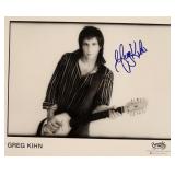 Greg Kihn signed promo photo