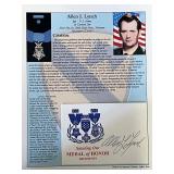 US Army Allen Lynch signed commemorative card