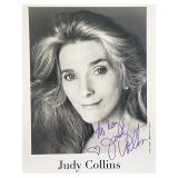 Judy Collins signed photo