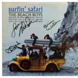 The Beach Boys signed Surfin Safari album