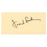 Frank Sinatra signature cut