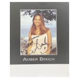 Survivor winner Amber Brkich signed photo