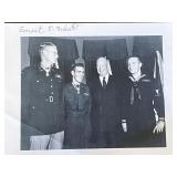 Korean War Hero Ernest E. West signed photo