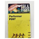 Edmonton 2008 Folk Fest Backstage Pass