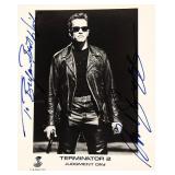Arnold Schwarzenegger signed Terminator 2 movie...