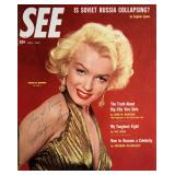 Marilyn Monroe signed magazine cover