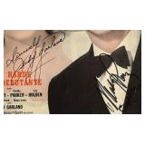 Judy Garland & Mickey Rooney signed sheet music