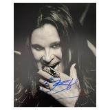 Ozzy Osbourne signed photo
