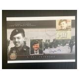 World Wat II D Day Gunner Douglas Kay signed...