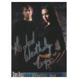 Dark Angel Michael Weatherly signed card