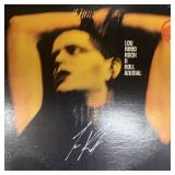 Lou Reed signed album