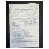 San Antonio Symphony Signed Program