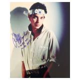 The Karate Kid Ralph Macchio signed photo. GFA...