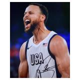2024 Olympics Steph Curry signed photo