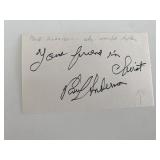 Sherlock Holmes Paul Anderson original signature