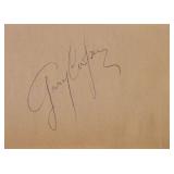 Gary Cooper signature slip
