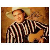 Garth Brooks signed photo