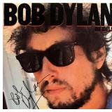 Bob Dylan Infidels signed album