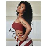Rapper Nicki Minaj signed photo
