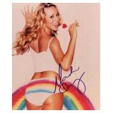 Mariah Carey signed "Rainbow" promo photo