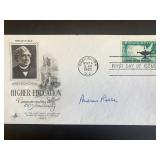 Andrew F Rolle signed first day cover
