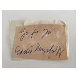 Eddie Mayehoff original signature